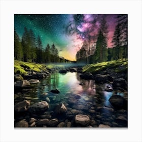 Milky River 1 Canvas Print