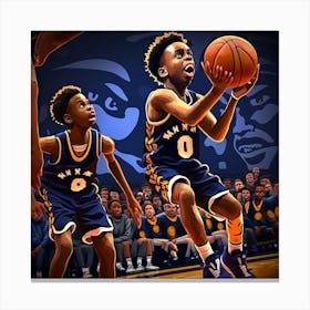 Basketball Game 1 Canvas Print