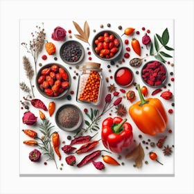 Spices Canvas Print