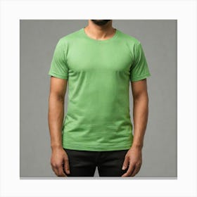 Green Tee Canvas Print