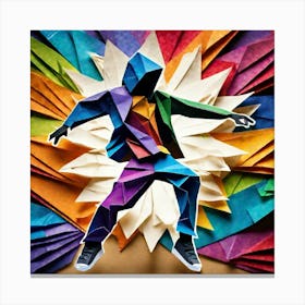 Origami Dancer 82 Canvas Print