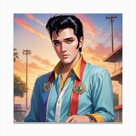 Elvis Presley Canvas Print