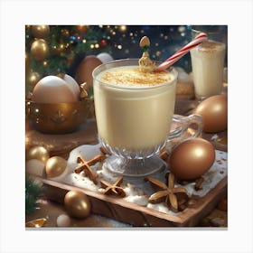 Christmas Latte Canvas Print