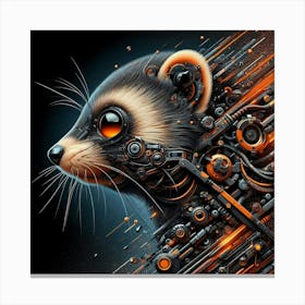 Raccoon Canvas Print