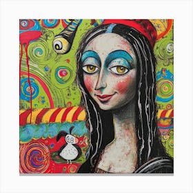 Mona Lisa 5 Canvas Print