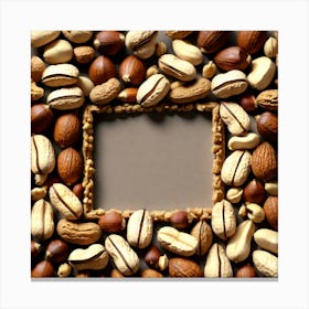 Frame Of Nuts 10 Canvas Print