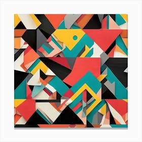 Abstract Geometric Pattern Canvas Print