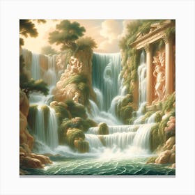 Mythical Waterfall 11 Canvas Print