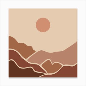 Desert Landscape 1 Canvas Print