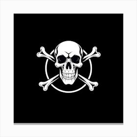 Skull And Crossbones 4 Canvas Print