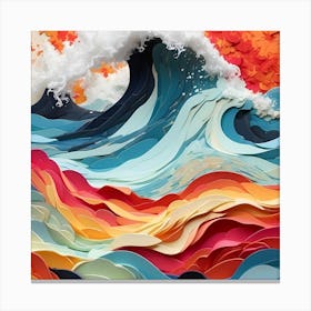 Paper Art Canvas Print