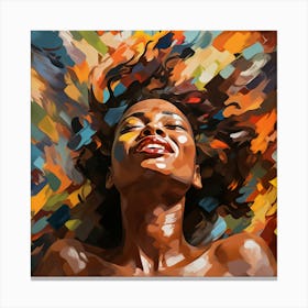 'Happy Woman' Canvas Print