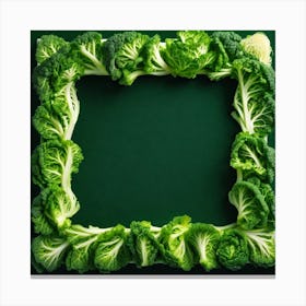 Frame Of Broccoli 7 Canvas Print