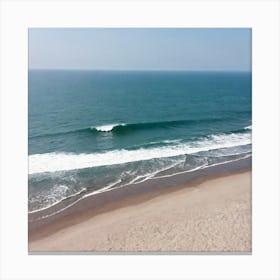 Aerial View Of The Beach 8 Canvas Print