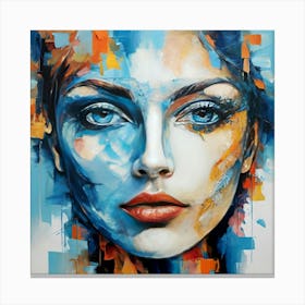 Woman'S Face 8 Canvas Print