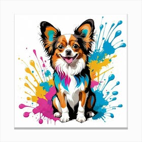 Graffiti Papillon Canvas Print