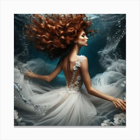 Underwater Beauty Canvas Print
