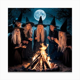 Witch S Coven Canvas Print