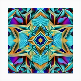 Psychedelic Mandala 12 Canvas Print