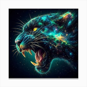 Galaxy Panther 1 Canvas Print