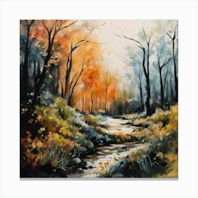 Autumn In The Woods 1 Canvas Print