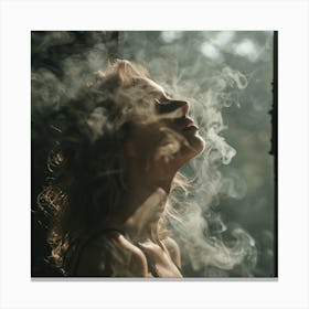 Smokey Woman Canvas Print