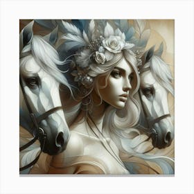 Equestrian Art Canvas Print