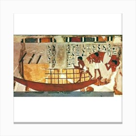 Egyptian Boat 3 Canvas Print