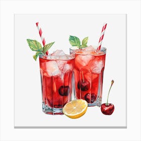 Cherry Lemonade 11 Canvas Print