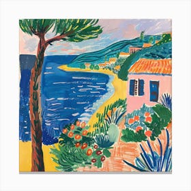 Coastal Vista Matisse Style 8 Canvas Print