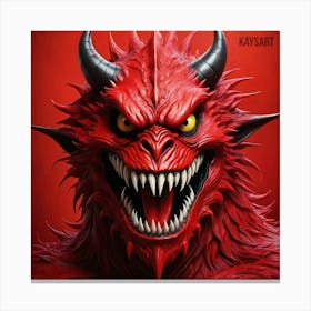 Red Devil 1 Canvas Print