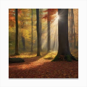 Autumn Forest 1 Canvas Print