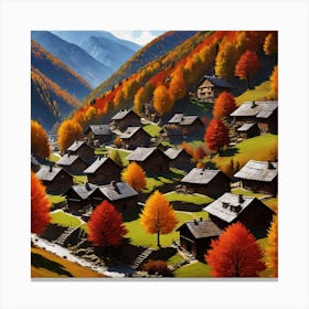 Autumn Village 33 Canvas Print