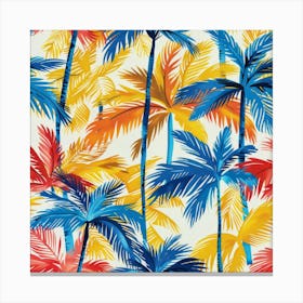 Tropical Palm Trees 6 Canvas Print