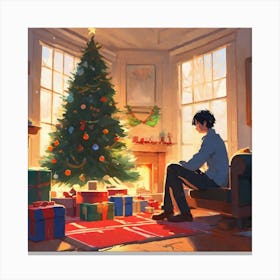Christmas Tree 30 Canvas Print