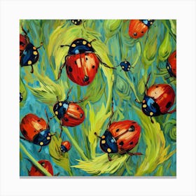Ladybugs 2 Canvas Print