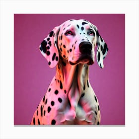 Dalmatian Canvas Art, Dalmatian, colorful dog illustration, dog portrait, animal illustration, digital art, pet art, dog artwork, dog drawing, dog painting, dog wallpaper, dog background, dog lover gift, dog décor, dog poster, dog print, pet, dog, vector art, dog art Canvas Print