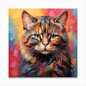 Cat Portrait 2 Canvas Print