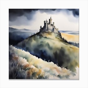 Castle On A Hill Canvas Print