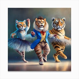 The Wild Swing Ballet Canvas Print