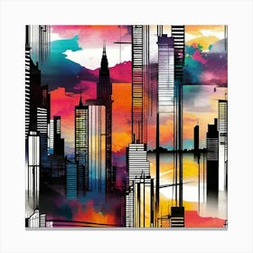 New York City Skyline 68 Canvas Print