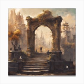 Fantasy Painting Canvas Print