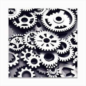Gears And Gears 1 Canvas Print