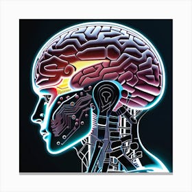 Human Brain 8 Canvas Print