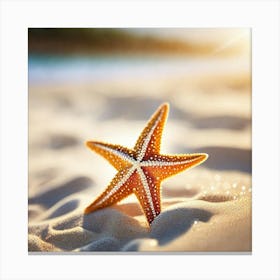 Starfish On The Beach 11 Canvas Print