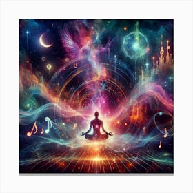 Meditation and the Universal Connection Canvas Print