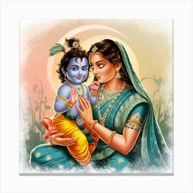 Lord Krishna 11 Canvas Print