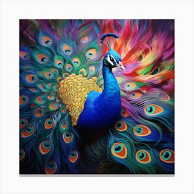 Peacock 13 Canvas Print