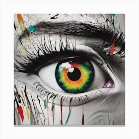 Eye Of The Tiger 1 Canvas Print