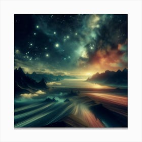 Galaxy Wallpaper 58 Canvas Print